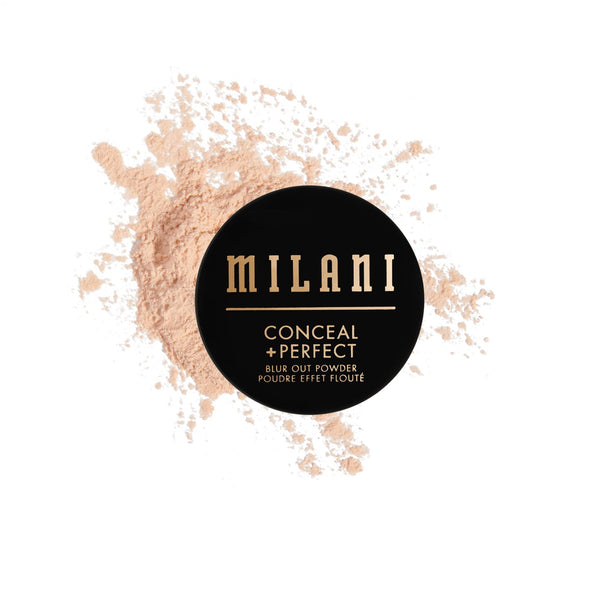 Milani Conceal + Perfect Setting Powder Makeup -Translucent Blur Out Talc-free Formula, Pore Blurring Filtered Finish 01 Translucent