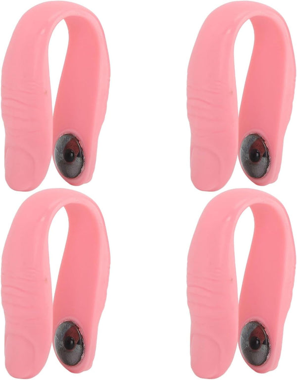 Dioche 4Pcs Acupressure Hand Clip, Stress Reduction Wearable Magnets Headache Migraine Relief Clip, Supporting Acupressure Relaxation, Stress