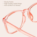 MIGSIR Blue Light Blocking Glasses for Computer Gaming, Fashion Fake anti Eye Strain Eyeglasses for Women Men