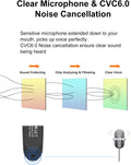 New Bee Bluetooth Earpiece V5.0 Wireless Handsfree Headset with Microphone 24 Hrs Driving Headset 60 Days Standby Time for Iphone Android Samsung