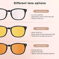 Blue Light Glasses for Woman Men | 99% Blue Light Blocking Glasses | Computer Glassess | Night Driving | Gaming | TV Phone Screen Reader Square