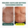 Self Tanner for the Boys - Quick Application Foam Mousse Easy Sunless Tan for Face and Body Oil Free Water Based Faster Skin Drying Natural Sun