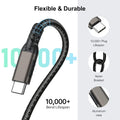 USB C Extension Cable 6.6Ft Male to Female Cord Support 4K Video Output, Fast Charge 100W, Data Transfer 10Gbps, USB 3.2 Gen 2 Extender for PC,