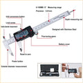 Digital Caliper,Electronic Digital Calipers, YKLSXKC 0-6" Calipers Measuring Tool, Stainless Steel Construction with Large LCD Screen, Auto-Off