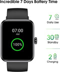 Smart Watch, Fitness Tracker with Heart Rate Monitor, Blood Oxygen, Sleep Tracker, 41Mm Touchscreen Smartwatch for Android Ios Swimming Waterproof