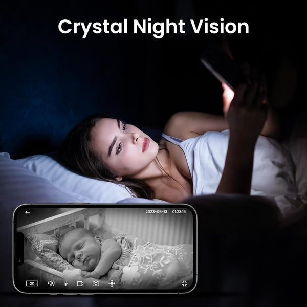 Security Camera Indoor-2K 360Â° Wifi Cameras for Home Securityï¼Pet/Dog/Baby Camera with Phone App, 2-Way Audio, Night Vision, 24/7 SD Card Storage,
