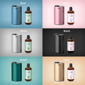 Waterless Diffuser for Essential Oil, Battery Operated Portable Nebulizer, Automatic Scent Aromatherapy Machine, 3 Timer Modes & 3 Mist Levels for