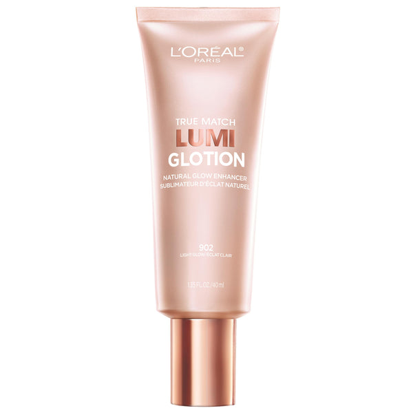 L'Oreal Paris Makeup True Match Lumi Glotion, Natural Glow Enhancer, Illuminator Highlighter, Bronzing Drops for a Sun-Kissed Glow, 902 Light