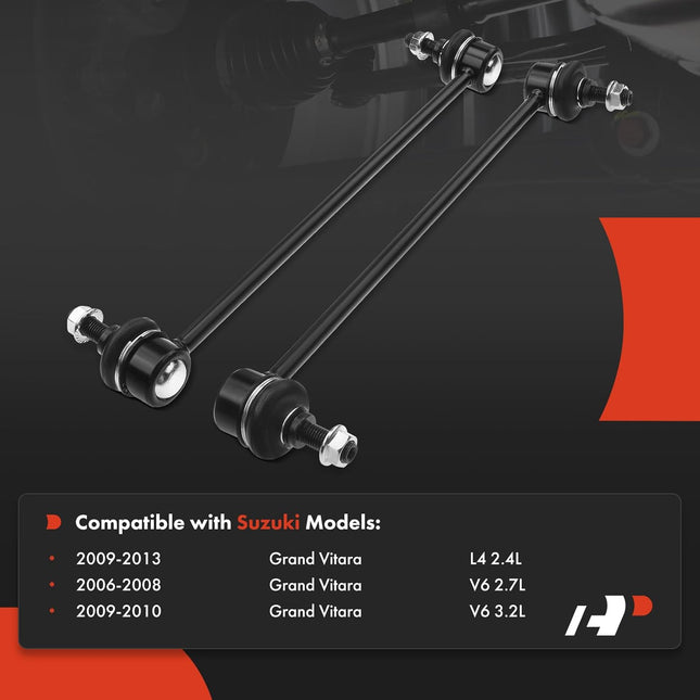 A-Premium 2 X Front Sway Bar Links Stabilizer Bar Links, Compatible with Suzuki Grand Vitara 2006-2013