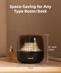 Personal Essential Oil Diffuser, 200Ml Ultrasonic Mist Fragrance Aroma Diffusers with 7 LED Color Ambient Light, Small Size for Aromatherapy,