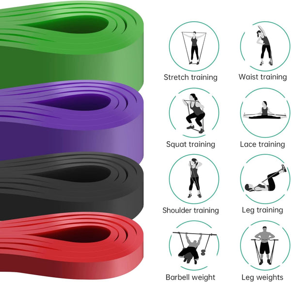 Resistance Band,Pull up Assistance Bands, Workout Bands, Exercise Bands, Resistance Bands Set for Working Out with Door Anchor,Physical Therapy,