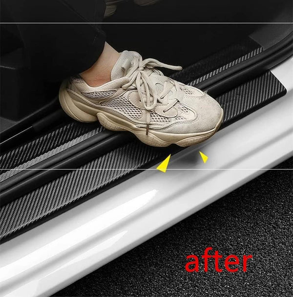 Carbon Fibre Detailing Vinyl Wrap Tape Roll DIY for Black Out Chrome Delete Window Trim Door Trim (2" X 30Ft)