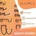 HUHOLE Pegboard Drill Holder, Peg Board Utility Hooks, 10 Pack Heavy Duty Peg Board Tool Holder for Power Tools, Drill, Hammer, Cord, Fit for 1/4
