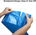 Compostable Trash Bags, 13-15 Gallon Biodegradable Trash Bags Recycled Garbage Bags Unscented Wastebasket Liners for Kitchen Office(75 Counts, Blue)