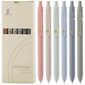 Ddaowanx Gel Pens, 6 Pcs 0.5Mm Quick Dry Black Ink Pens Fine Point Smooth Writing Pens, Cute Office School Supplies Gifts for Women