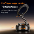 Car Phone Mount for Magsafe, 360 Degree Rotation Dashboard Vacuum Magnetic Phone Holder, Foldable Suction Cup Car Phone Mount for All Smart Phone