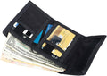 EXCELLENT ELITE SPANKER Nylon Trifold Wallet for Men ID Card Holder Tactical Military Wallet with Coin Pocket Outdoor Wallet BLK