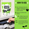 Molly'S Suds Dishwasher Pods | Clean Dishwasher Detergent, Cuts Grease & Rinses Clean (Residue-Free) for Sparkling Dishes | 60 Auto-Release Tabs
