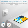 Iphone 16 15 Charger Fast Charging Type C Chargers USB C Charger Block Iphone 16 Chargers with 2 Pack 6FT Cable for Iphone 16/16 Plus/16 Pro/16