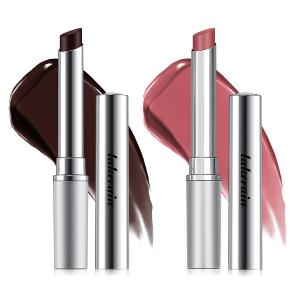 2PCS Honey Lipstick Tinted Lip Balm - Sheer Hydrating Lipstick for All Skin Tones - Moisturizing Lip Color, Nourishing Lip Balm with a Hint of