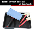 Corner Wall and Ceiling Pad Painter, 7-Inch Paint Pad with Paint Tray Set. Paint Tool for Wall Painting, Wood Decks, Sheds and Fences.Paint Edge