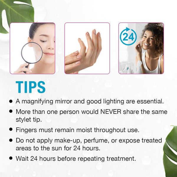 Clean + Easy Electrolysis Machine for Permanent Hair Removal - Non-Laser, Painless Electrolysis Hair Removal for Face & Body, At-Home Remover Device