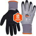 Ergodyne Proflex 7501 Coated Waterproof Winter Work Gloves Gray, Medium, 1 Pair