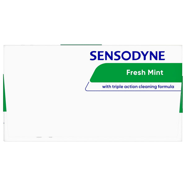 Sensodyne Fresh Mint Sensitive Toothpaste, ADA Accepted Toothpaste for Cavity Prevention and Sensitive Teeth Treatment - 4 Ounces (Pack of 2)