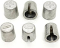 6 Pieces Battery Terminals Post Lead Shims Car Battery Post Caps Adapter Terminal Cable Ends Repair Kits for Positive or Negative Worn Posts Loose