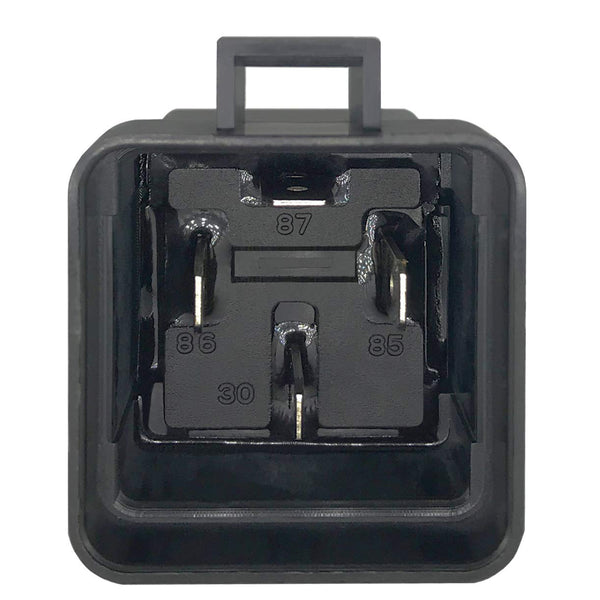 Irhapsody 4-Pin 80/60AMP 12VDC Waterproof Relay with Harness Kit, Heavy Duty 12 AWG Tinned Copper Wires, 5 Pack SPST Automotive Relay