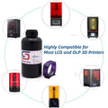 Siraya Tech Cast 3D Printer Resin Easy to Print Use and Burn High Resolution Castable 405Nm LCD Uv-Curing Photopolymer Resin for Making Jewelries