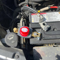 Ampper Top Post Battery Disconnect Switch, 12-48 V Battery Power Cut Master Switch Disconnect Isolator for Car, Vehicle, RV and Boat (Negative,