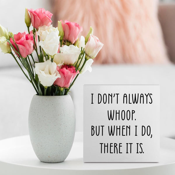 Funny Quotes Office Supplies Rustic Desk Decor White Wooden Box Sign Humor Novelty Office Organization Graduation Gifts Wood Plaque Cubicle