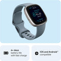 Fitbit Versa 4 Fitness Smartwatch with Daily Readiness, GPS, 24/7 Heart Rate, 40+ Exercise Modes, Sleep Tracking and More, Waterfall