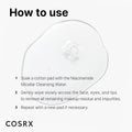 COSRX Low pH Niacinamide Micellar Cleansing Water Daily Mild Facial Cleansing Wash for Sensitive Skin, Sebum control, Korean Skin Care