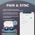 Disney Lilo and Stitch Bluetooth Earbuds W/Charging Case- Wireless Headphones W/Built-In Mic+ up to 30 Hrs Playtime- Lilo and Stitch Gifts for