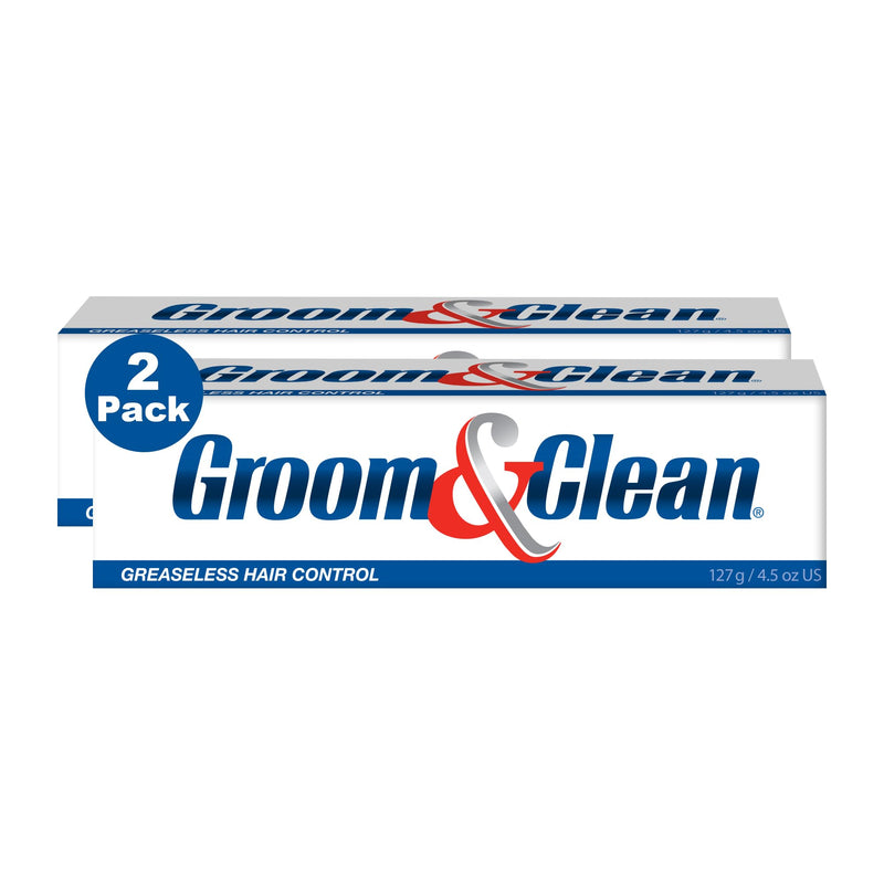 Groom & Clean Hair Styling Product - Men'S Grooming Cream - Hair Styling Cream for Men, Medium All Day Hold for All Hairstyles, Easy Wash Off,