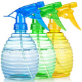 Spray Bottles - 3 Pack, 16 Oz - Mist/Stream, Bright Colors, Sturdy, Leak Proof, BPA Free, for Cleaning, Plants, Pet, Vinegar, BBQ, Hair, Cooking -
