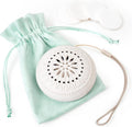 Mini Diffuser Desk Diffuser for Office Mini Essential Oil Diffuser Waterless with 5Pcs Refill Pads Circle Cotton Pad