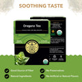 Buddha Teas - Organic Oregano Tea - Herbal Tea - for Health & Wellbeing - with Antioxidants & Minerals - Clean Ingredients - Caffeine Free - OU