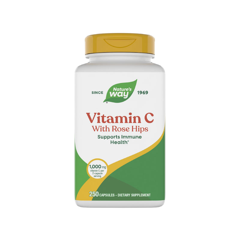Nature'S Way Vitamin C with Rose Hips - Powerful Antioxidant Protection* - Supports Immune Function* - Strengthens Collagen for Healthy Skin* -
