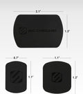 Scosche MAGRKI Magicmount Replacement Metal Plate Kit for Phone, Metal Plates for Magnetic Mount Cell Phone Holder for Car, Universal with All