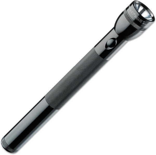 Maglite - S4D015 Maglite Heavy-Duty Incandescent 4-Cell D Flashlight in Display Box, Black