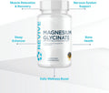 Revive MD Pure Magnesium Glycinate Capsules 200Mg High Absorption Supplement for Relaxation & Stress Relief - Organic Memory & Sleep Support Pills