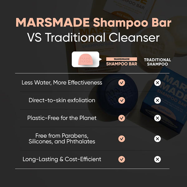 Castor Oil Conditioner Bar - Nourishing & Soothing Natural Deep Conditioner for All Hair Types - Hair Moisturizing, Cleansing Solid Soap Bar -