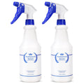 Plastic Spray Bottle, Empty Spray Bottles (2 Pack 24 Oz), All-Purpose Sprayer for Cleaning Solutions, Hair Spray, Bleach, Planting, BBQ, Mist &