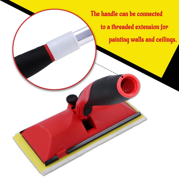 Corner Wall and Ceiling Pad Painter, 7-Inch Paint Pad with Paint Tray Set. Paint Tool for Wall Painting, Wood Decks, Sheds and Fences.Paint Edge