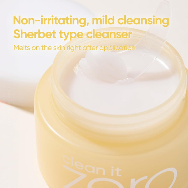 BANILA CO Clean It Zero Nourishing Cleansing Balm | Korean Makeup Remover for Dry Skin | Vegan | Cleansing Oil, Facial Cleanser Made with Ginseng