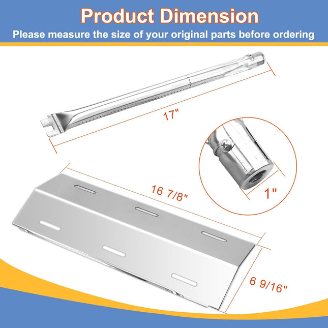Repair Kit Replacement for Ducane 3 Burner 3100, 3200, 3400, 30400040, DUCHD1, 30500048, 30500602, DUCHP1 Gas Grill Stai