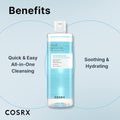COSRX Low pH Niacinamide Micellar Cleansing Water Daily Mild Facial Cleansing Wash for Sensitive Skin, Sebum control, Korean Skin Care